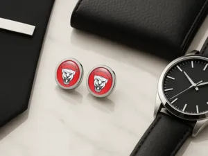 Jaguar Cufflinks For Men Sturdy Premium Drift Unique Stylish
